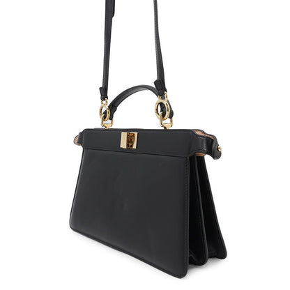FENDI ?Peekaboo Iseeu East-West 2-way Bag Black8BN323 Leather