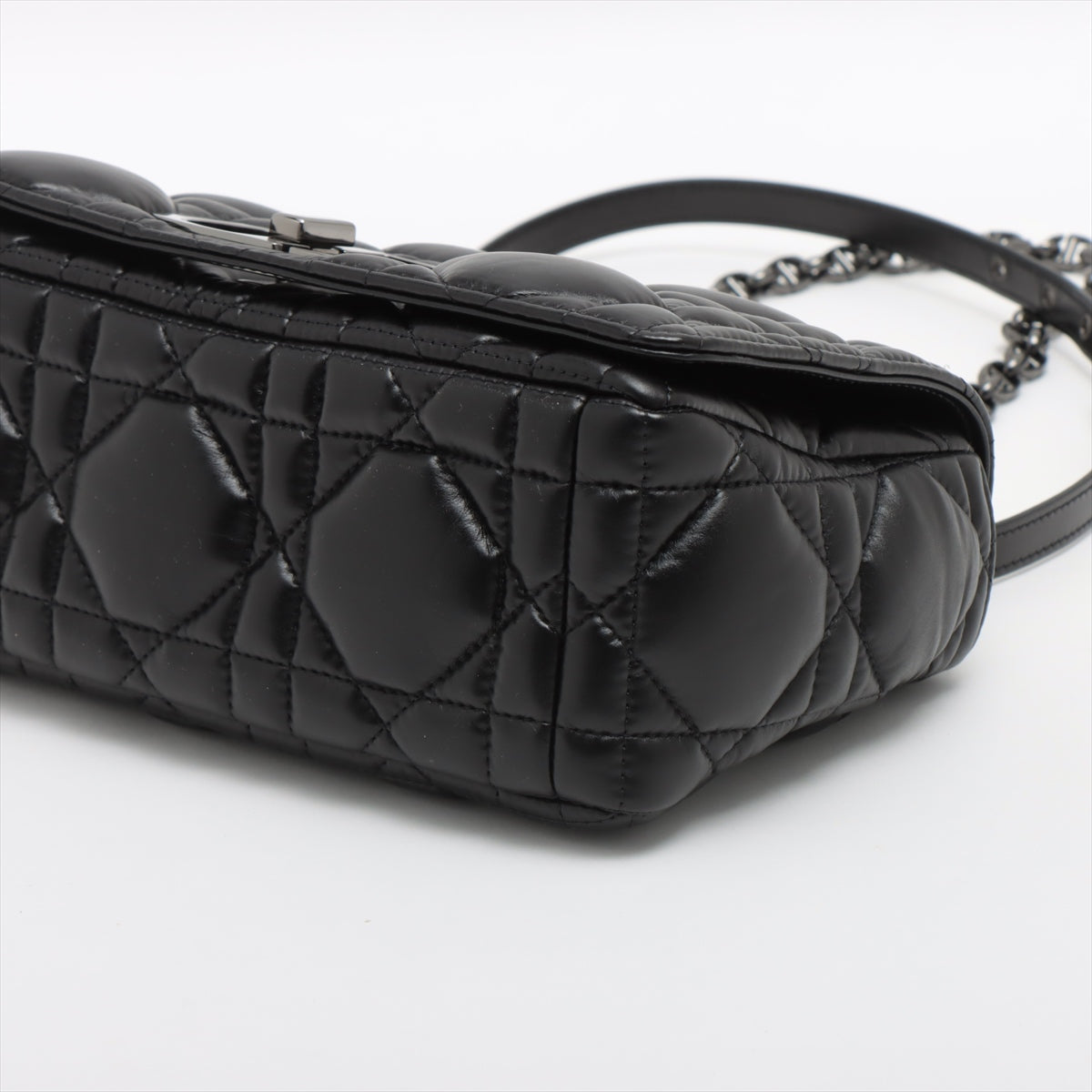Christian Dior Black Medium Dior Caro Shoulder Bag [Clearance Sale]