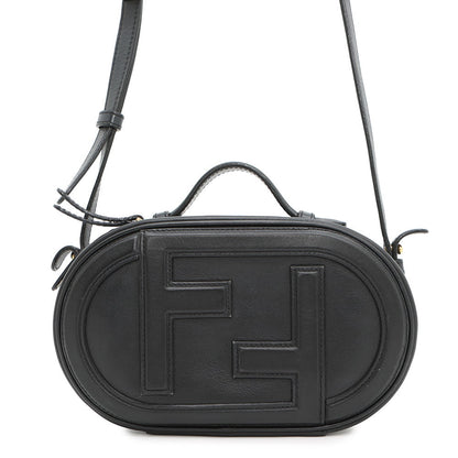 FENDI ?Olock Camera Shoulder Bag Black8BS058 Leather Size Mini