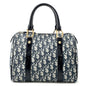 Dior Trotter Travel Bag Navy PVC Patent Leather