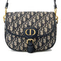 Dior Oblique Bobby Shoulder Bag NavyM9319UTZQ Canvas Leather