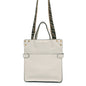 FENDI ?Flip White8BT306 Leather Size Small
