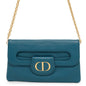 Dior Caro ChainShoulder Clutch Bag BlueM8641U Leather