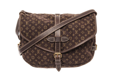 Louis Vuitton Brown Monogram Canvas Saumur 30 Crossbody Bag