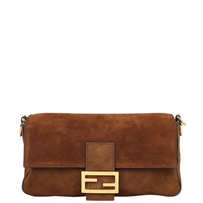 Fendi Suede Baguette Bag