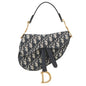 Dior Oblique Saddle Handbag Navym0456Ctzq Canvas Leather Size Mini