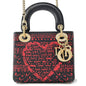Dior Lady Dior Leather Black Handbag