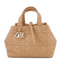 Dior Toujules Macrocannage Handbag Tanm2821Oshj Calf Leather Size Medium