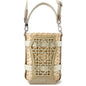Dior Sahara 2-Way Bucket Bag Beige2Eskh376Bas Raffia Leather Rubber Size Nano