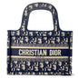 Dior Oblique Book Tote Navys5475Zriw Canvas Size Mini