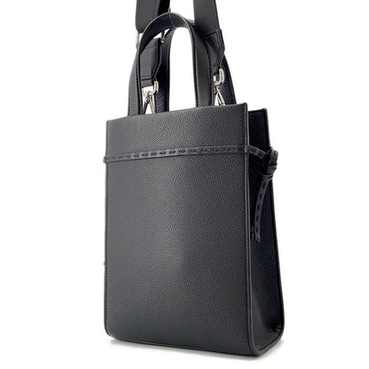 FENDI Go To 2way Bag Black7VA584 Leather Size Small