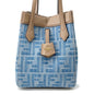 FENDI Origami Shoulder Bag Blue8BS083 Denim
