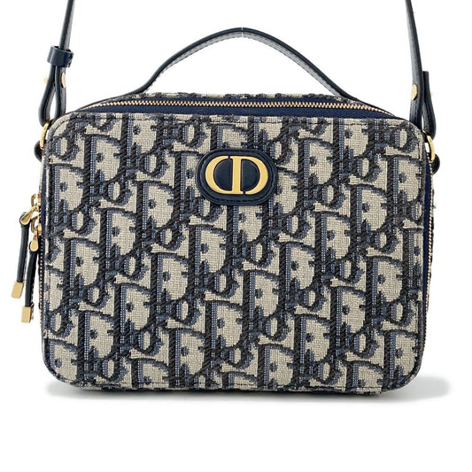 Dior Montaigne Canvas Beige Shoulder Bag