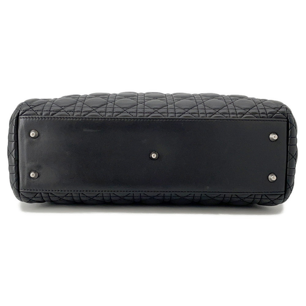 Dior Canage Chaintote Bag Blackcal44956 Leather