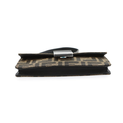 FENDI Baguette Slim Shoulder Bag Brown7M0295 Canvas