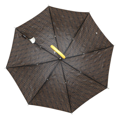 FENDI Fragment Zucca Pattern Dragonite Umbrella Brown7AL044 Nylon