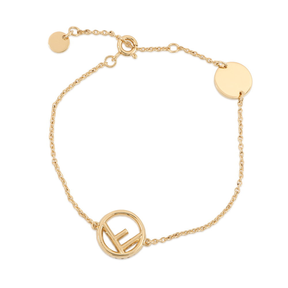 FENDI F is FENDI Bracelet8AG761 Metal Zirconia Stone