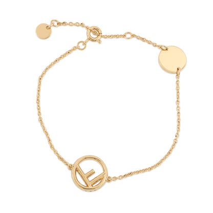 FENDI F is FENDI Bracelet8AG761 Metal Zirconia Stone