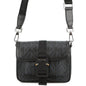 Dior Hit The Road Shoulder Bag Black Pvc Coated Canvas