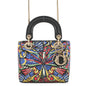 Dior Lady Dior 2Way Handbag Multicolor Leather Size Mini
