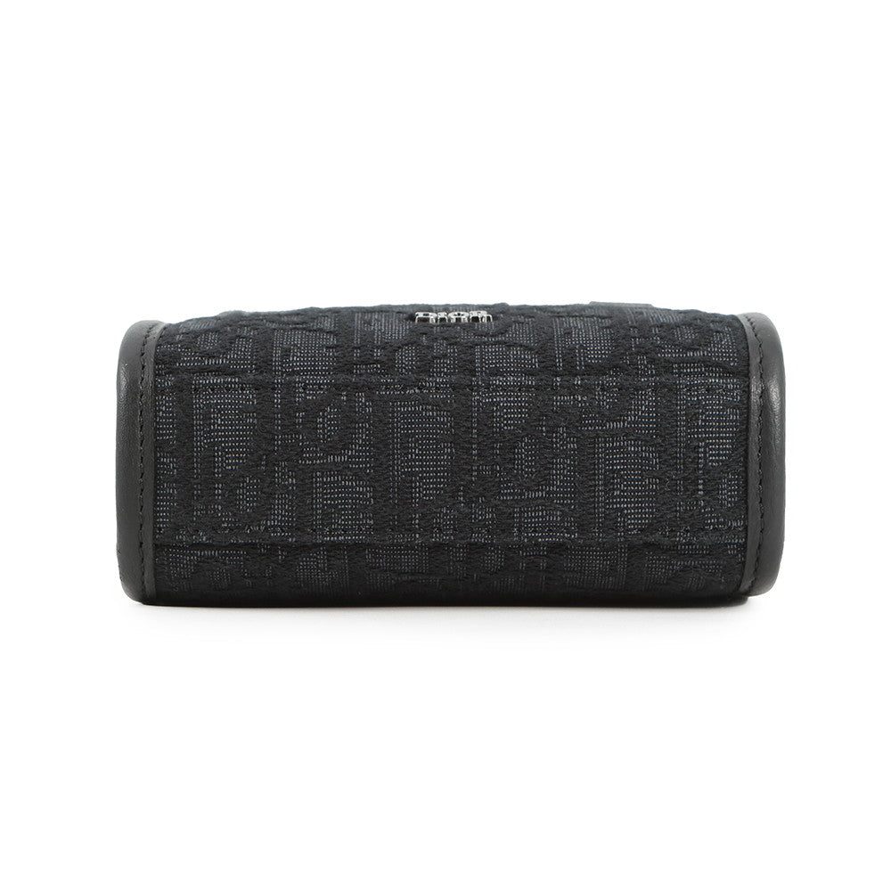 Dior Oblique Safari North-South 2-Way Shoulder Bag Black2Esws017Yky Canvas Leather Size Mini