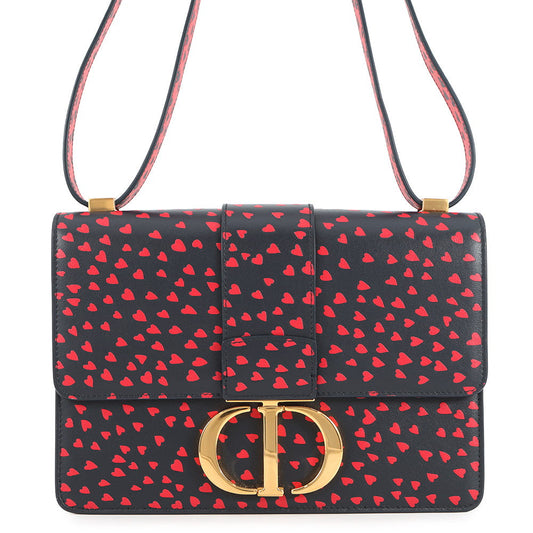 Dior Montaigne Leather Red Shoulder Bag