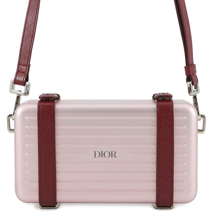 Dior Rimowa Collaboration Personal Clutch Bag Pink2Drca295Ywt Aluminium Leather