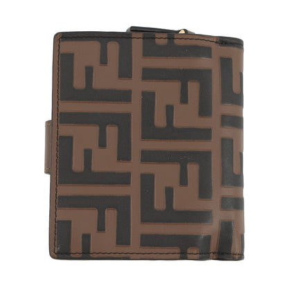 FENDI FENDI Bifold Wallet Brown8M0386 Leather