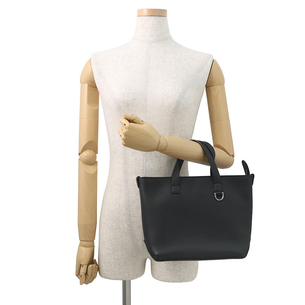 FENDI FF Square Shopping Bag Black7VA658 Leather Size Small