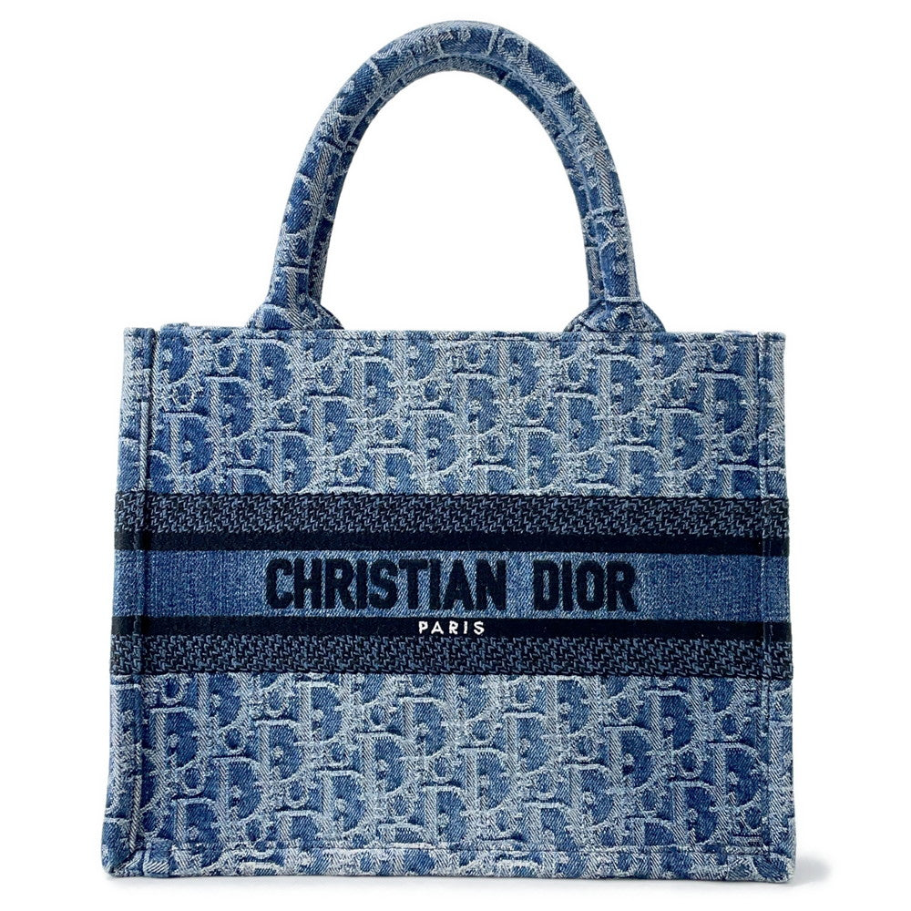 Dior Book Tote Oblique Blue Tote Bag Style 4