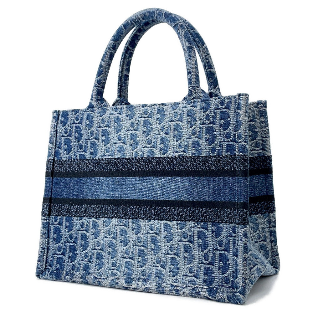 Dior Book Tote Oblique Blue Tote Bag Style 4