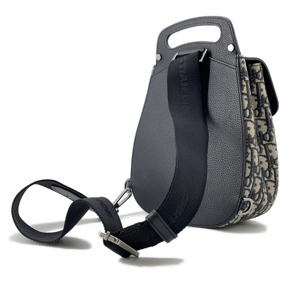 Dior Oblique Leather Black Handbag