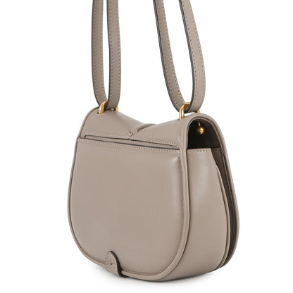 FENDI C'mon Shoulder Bag Beige8BS082 Leather Size Small