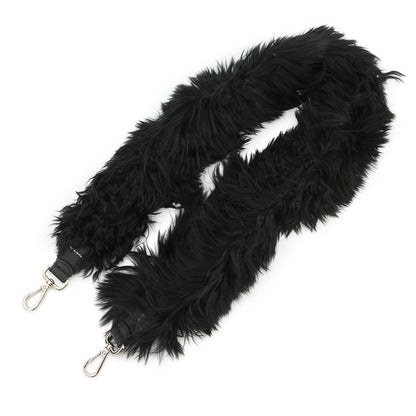 FENDI Strap you Black Fur