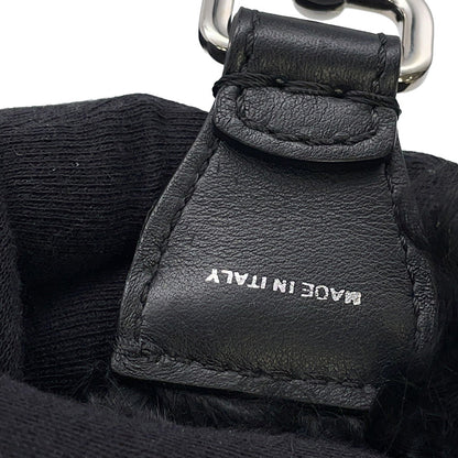 FENDI Strap you Black Fur