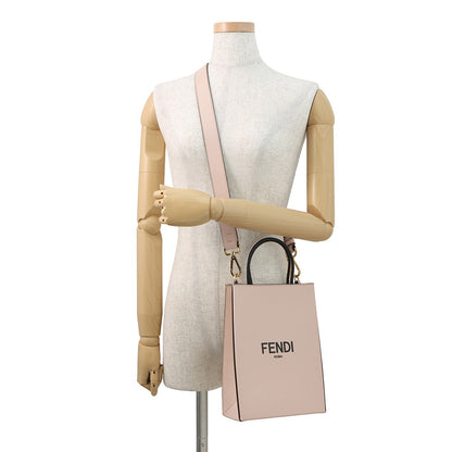FENDI Shopping bag 2WAY Pink8BH382 Leather Size Small