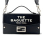 FENDI Baguette Soft Trunk in collaboration with Marc Jacobs Black7VA565 Leather