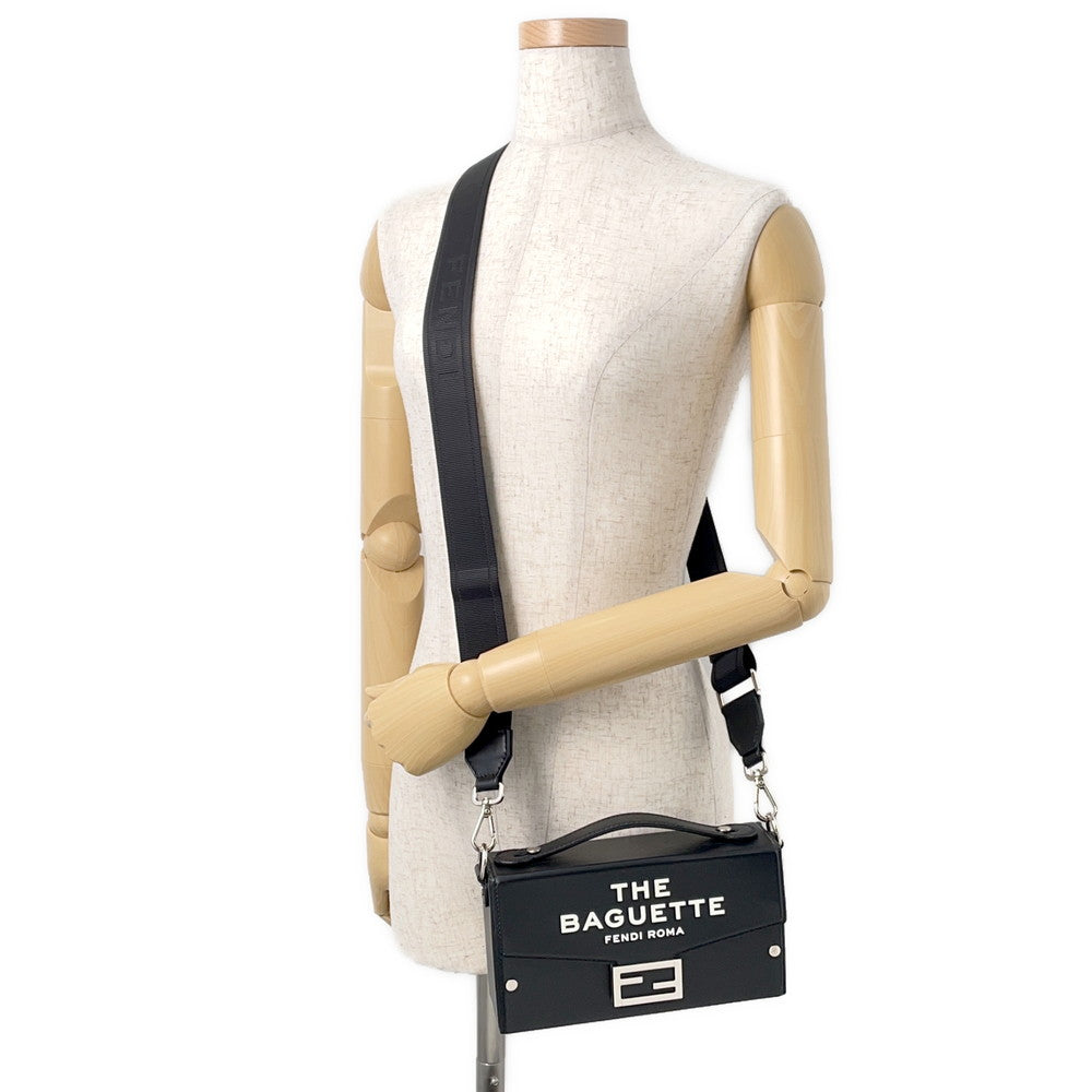 FENDI Baguette Soft Trunk in collaboration with Marc Jacobs Black7VA565 Leather