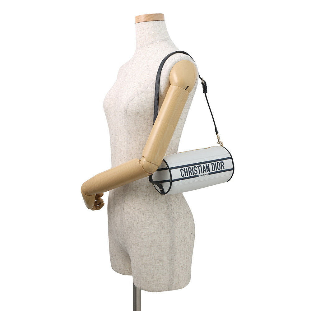 Dior Dior Vibe Leather White Shoulder Bag