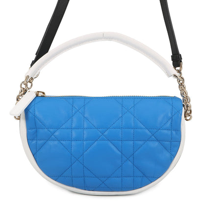 Dior Cannage White Shoulder Bag