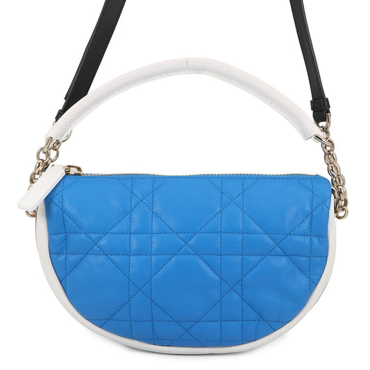 Dior Cannage White Shoulder Bag