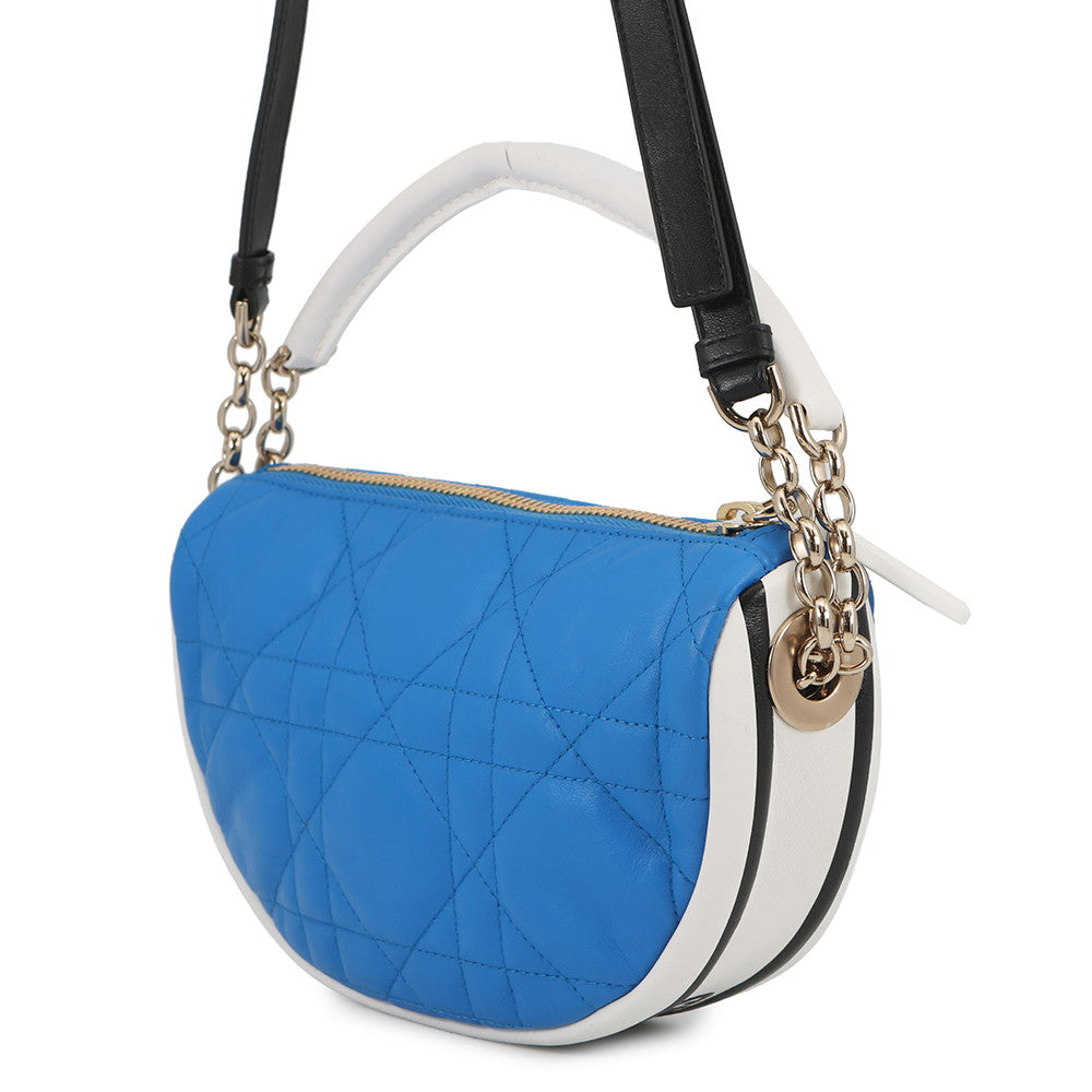 Dior Cannage White Shoulder Bag