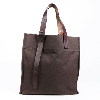 Luxury Hermes Toile Etriviere Shopping Tote