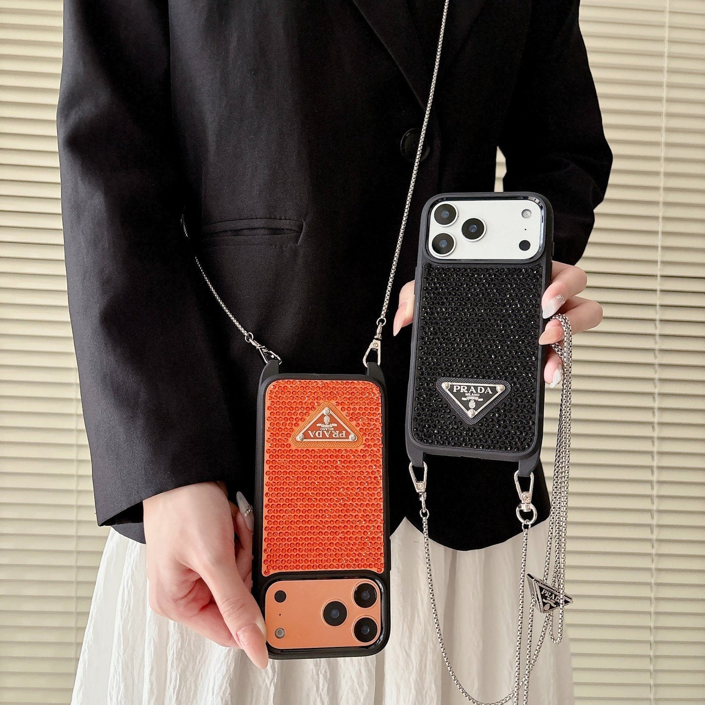 3 Color Phone Case on Chain iPhone