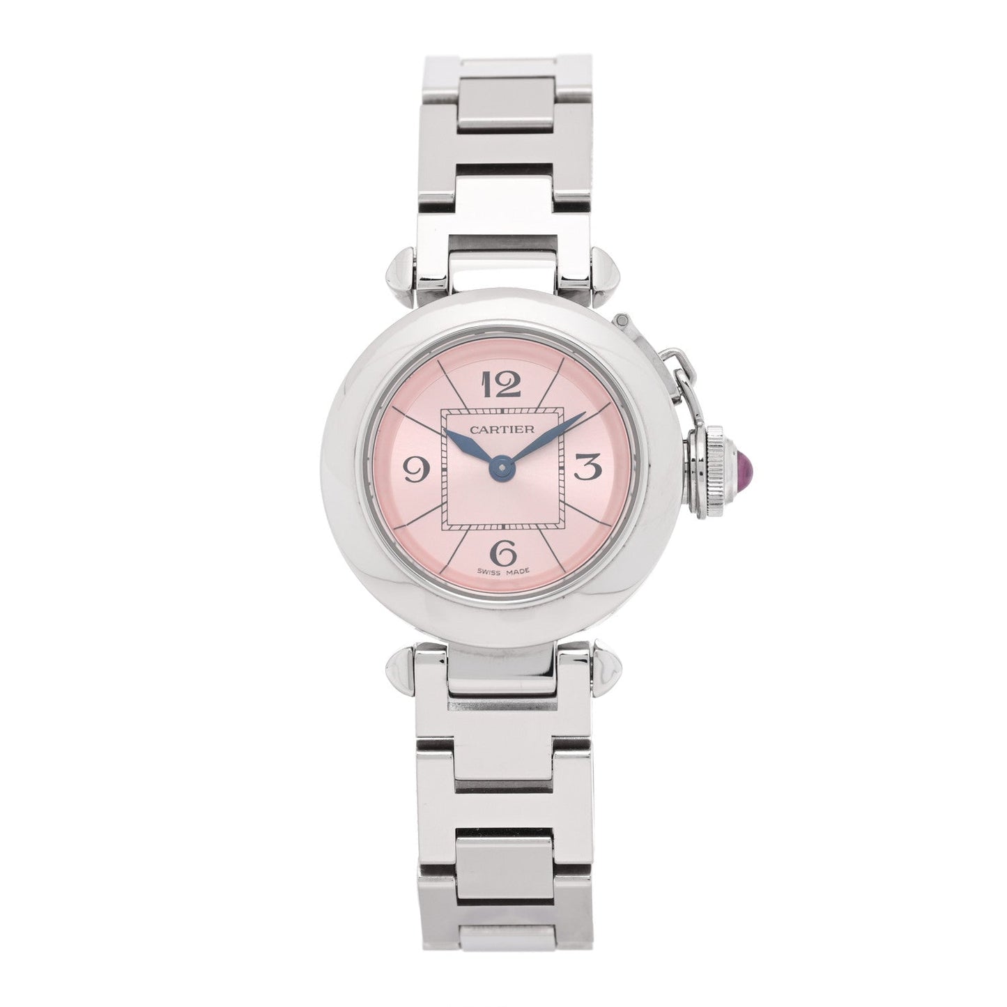 Stainless Steel 27mm Miss Pasha Quartz Watch Pink