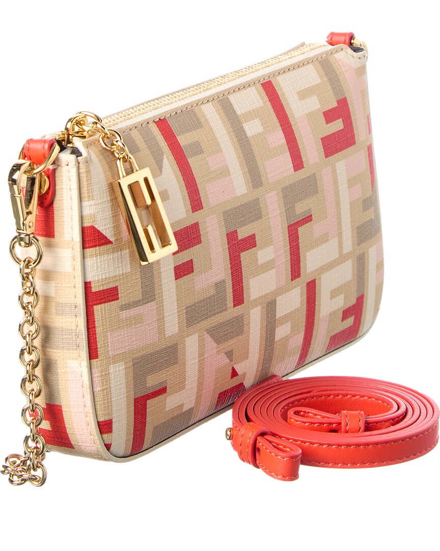 Fendi Baguette Ff Jacquard Pouch