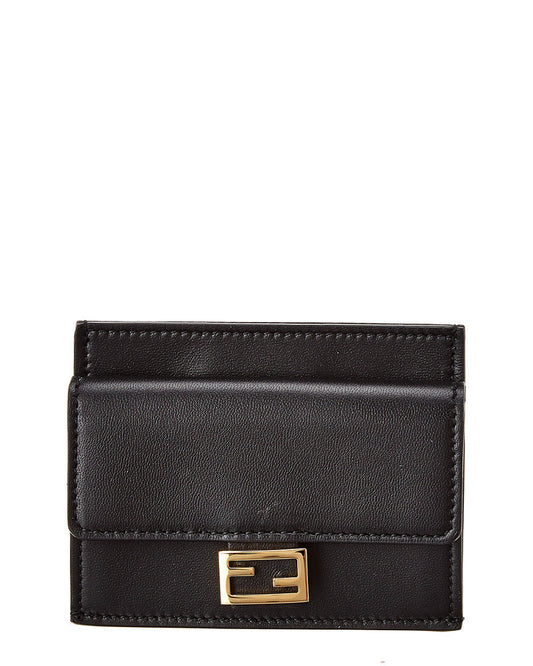 Fendi Leather Card Holder