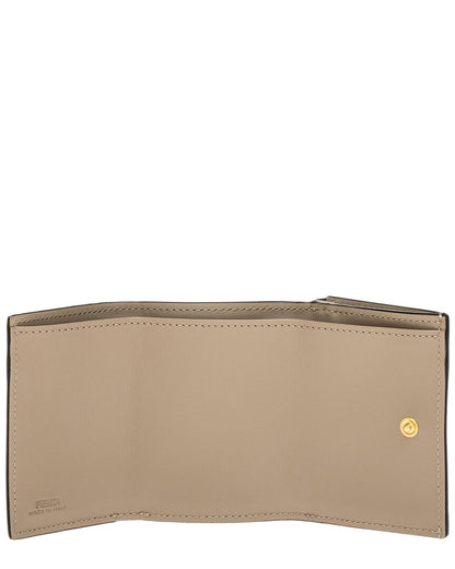 Fendi F Is Fendi Leather Micro Wallet