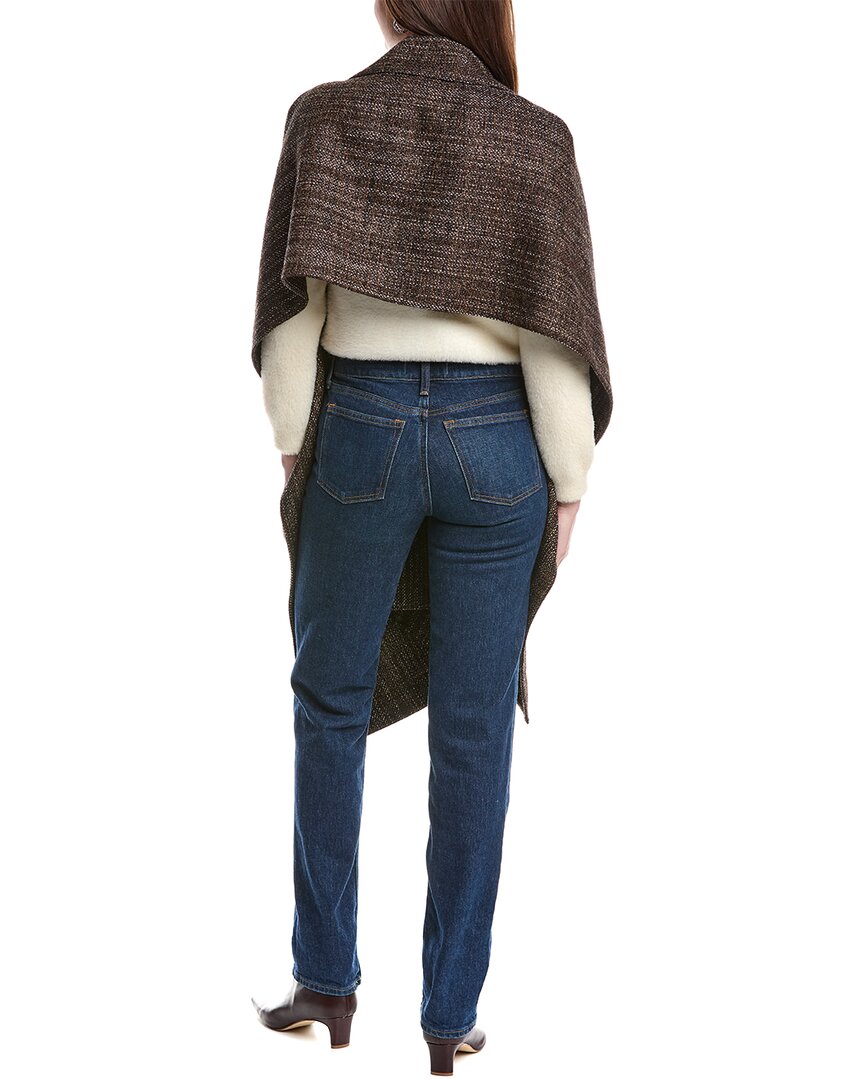 Fendi Wool & Alpaca-Blend Cloak