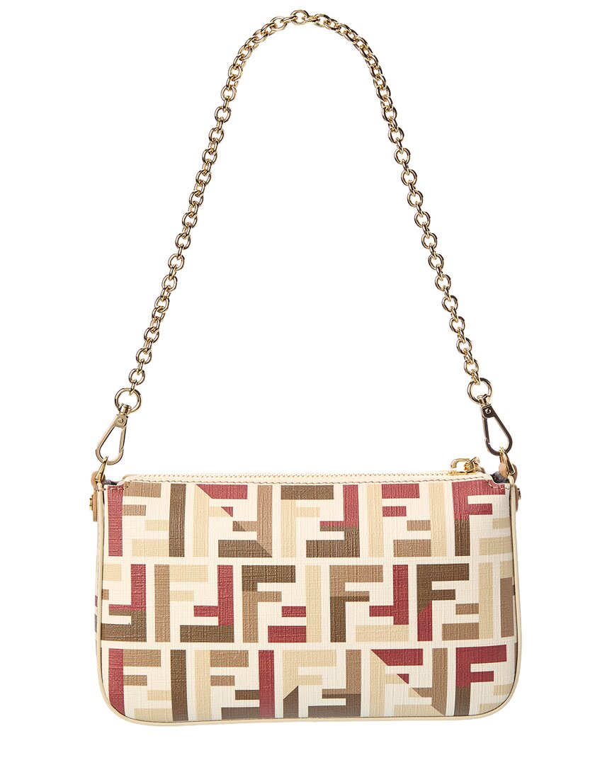 Fendi Baguette Ff Jacquard Pouch